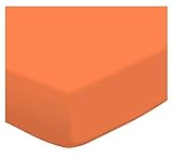 SheetWorld Fitted Pack N Play (Graco Square Playard) Sheet - Burnt Orange Jersey Knit - Made In USA 