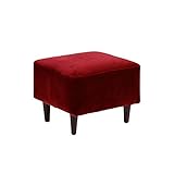 arne ミニソファー 1人掛け キッズソファ オットマン スツール 布張り chateau ot V-1008 ダークレッド