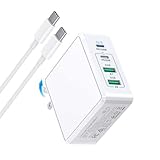 100W PD iPhone 急速充電器 4ポート 合計140W ACアダプター 【2 m USB C - Cケーブル付属/USB PD/QC対応/PSE技術基準適合/折りたたみ式プラグ】タイプc Type-C 充電器 MacBook iPhone iPad Android ノートPCその他各種機器対応