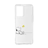 MIKYPOOZ OPPO Reno 9A / 7A 用 ケース 透明 スヌーピー アニメ 漫画キャラクター かわいい ファッション 滑り止め 指紋防止 強力保護 ワイヤレス充電対応 シンプル 耐衝撃 薄型 (OPPO Reno 9A / 7A 用)