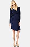 ロージーポープ トップス ワンピース Rosie Pope Wrap Maternity Dress Navy [並行輸入品]