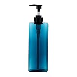 STARTIST 現代の石鹸ディスペンサー ローション ボトル バスルーム シャワー ジェル シャンプー ボトル ランドリー 洗剤 ディスペンサー トイレ シャンプー ディスペンサー キッチン ポンプ, 1000ml ブルー