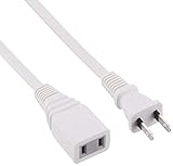 3m延長コードストレートプラグ白