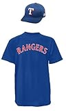 Texas Rangers MLBキャップ& Jersey ( Official Major League Baseball Licensedレプリカ帽子&コットンクルーネックTシャツレプリカジャージ