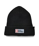 Black Diamond ダブルワッフルビーニー, ブラック///ホワイト, One Size