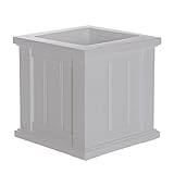 Mayne 4836-W Cape Cod Patio Planter 14x14 White