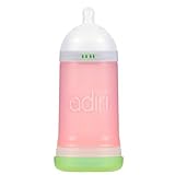 Adiri NxGen Nurser Fast Flow Bottle, Pink (BPA-FREE), 9.5 oz by Adiri [並行輸入品]