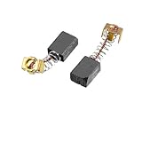 uxcell　モーター用カーボンブラシ　11.6 x 7.9 x 4.9mm　ブラック　10ペア入り