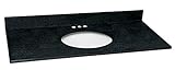 デザインハウスGranite Vanity Top /シングルボウル、ブラックパール 49-Inch by 22-Inch 553271 1