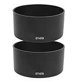 レンズフード EF‑S 60mm f / 2.8 USMレンズ用2個ET‑67Bカメラレンズフードマウント