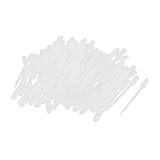 uxcell ピペットスポイト　液体転送　プラスチック製　使い捨て　目盛り付き　クリア　200個 1mL