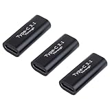 KOYOKOMA Type-C 延長 アダプタ 中継 3個セット USB 3.1 MAX 100W データ転送 USB C タイプ C 小型 映像信号対応 簡単接続