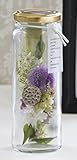 JewelzGift（ジュエルズギフト） プリザーブドフラワー ガラスボトル入り アレンジ 「水のいらないお花」 【全2色】 パープル