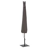 Classic Accessories 55-159-015101-EC Ravenna Patio Umbrella Cover, Taupe [並行輸入品]