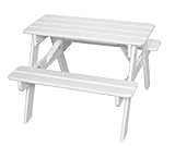 Little Colorado Child's Picnic Table- White [並行輸入品]