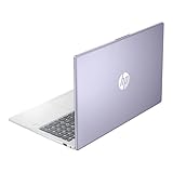 HP 15スリムノートパソコン ラベンダーインテル 8コア i3-N305 最大3.8GHz 8GB RAM 256GB SSD 15.6インチ フルHD LCD ウェブカメラ WiFi HDMI W11 (15-FD - リニューアル版)。