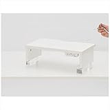 アール・エフ・ヤマカワ:机上PCラックii W450xH120 ホワイト 2ヶ口コンセント付き RFDR2-450WH-NC