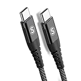 タイプc ケーブル 【3M/1本セットPD対応 60W急速充電】USB C&USB C ケーブル iPhone 17/16/15 充電器 Type-c アイフォン15/いphone15 pro Max,iPad Pro/Air/mini6,MacBookPro,Samsung Galaxy S26/S25/S24/S23/S22/S21/S20,Pixel等Type-c機種対応 (黒)