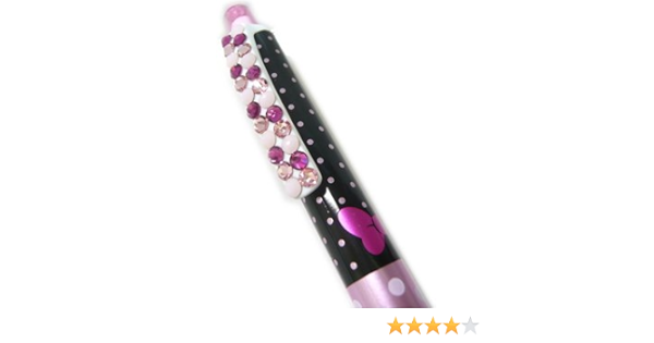 Amazon クルトガ 限定 ディズニー シャープペンシル Pink Kiss ミニーリボン キラキラクリップ スワロフスキー クリスタル 可愛いシャーペン 0 5mm シャープペン 文房具 オフィス用品