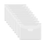 クリアPVC収納ポケット10個 用収納ポケット カッティングダイ用ステンシルカード作成 ダイカット