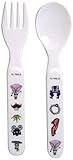 Baby Cie Fork & Spoon - Princess - Pink by Baby Cie