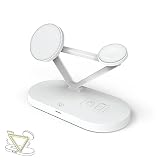 LIFE DESIGN COMPANY MAGNETIC WIRELESS CHARGE STATION ワイヤレス充電ステーション 3-in-1 MagSafe対応 マグネット式 充電スタンド LEDランプ 付き