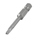 SODIAL(R)3個 6.3ミリメートル 六角シャンク 3ミリメートルヒント磁気 トライアングル ドライバービット