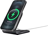 【elago】 MagSafe スタンド iPhone12 各種対応 アルミ 製 MagSafe充電器 用 卓上スタンド シンプル マグセーフ 用 卓上 スマホスタンド 充電台 [ iPhone12Pro Max / iPhone12Pro /iPhone12 mini アイフォン12 対応 ] MS3 CHARGING STAND ブラック