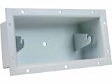 6" E/M Series Flush Mount Bucket, White