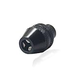 0.4-3.4 mm マルチ機能の電動グラインダー コクなレッスン爪ドリル チャック ミニ マイクロ ドリル チャック アダプター グラインダー 六角軸ドリルチャックキーレス 充電ドリルチャック (ブ