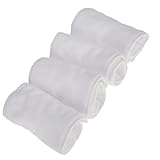 Perfk ベビー布おむつ　透气性　白　ソフト　4個セット
