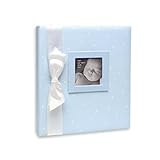 Penny Laine Papers - Keepsake Baby Books Collection - Blue with White Dots by Penny Laine Papers
