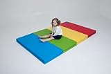 エッグマット　カラーフォルダーレインボーカラースタンダードS（200ｘ120ｘ4ｃｍ）防音マット、キッズマット、プレイマット