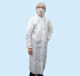 白衣３点セット　AZ CLEAN 1302 LL　白衣・キャップ・マスク　各１入