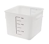Rubbermaid Commercial Space Saving Food Storage Container 6-Quart White FG9F0500WHT [並行輸入品]
