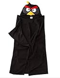 Angry Birds Hooded Towel - Black by Jay Franco & Sons