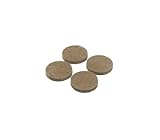 光 硬質フェルト ブラウン 28mm丸×4mm 00781429-1 PQ28-2