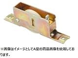 丸喜金属 N-501 300 A型 鉄枠 UD調整戸車(ウレタン車・BR無し) 1個