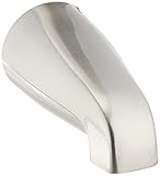 BATHTUB SPOUT 3/4 IPS Brushed Nickel with Reducer Bushing by Plumb Pak