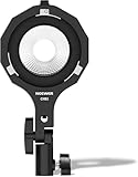 NEEWER CHB1 Bowensマウントブラケット NEEWERライト用 180°角度調整 アンブレラソケットと5/8"レシーバー付き NEEWER HS60B/HB60Sハンドヘルドビデオライト用