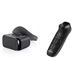 【Bluetoothリモコンセット】 エレコム VRゴーグル VRヘッドセット 【ブルーライトカット40%】 ピント調節 目幅調節 ハードバンド ブラック VRG-GVSB01BK