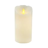 High Quality Reflections LED Candle with Realistic Flame, 4-Inch-by-8-Inch, White