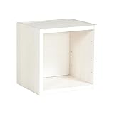 arne ウォールラック 壁掛け棚 石膏ボード 日本製 奥行24cm 耐荷重10kg 可動棚 シェルフ 本棚 Wall Box L-40 ホワイトウッド