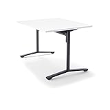 コクヨ   ミーティングテーブル DAYS OFFICE FLIP TOP XY-TFT128FE6AMCW 幅120×奥行80CM 天板グレイ