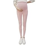 XFentech 新しい 女性マタニティパンツレギンスズボン高弾性, ピンク