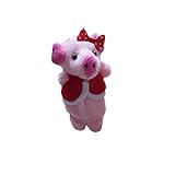 Lovoski １０個入り　ぬいぐるみ　豚　指の人形　知育玩具　贈り物　ピンク