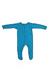 Luca Charles Long Sleeve Jersey Footie Romper, Azure, 12-18 Months by Luca Charles