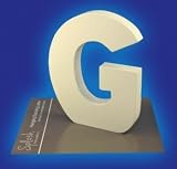Splosh White Hanging/Standing Self Decorable LETTER G by Splosh