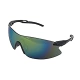 ERB 15424 Strikers Safety Glasses, Black Frame with Gold Mirror Lens by ERB