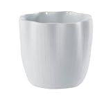 エフ　フラワー ホワイト　1２ｃｍ　穴無し　　／花器